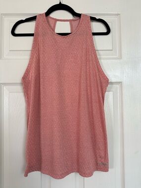 Patagonia Pink Heathered Racerback Tank Top